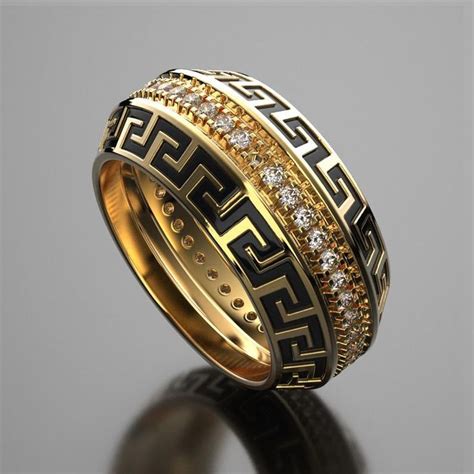 mens versace ring replica|versace men's jewellery.